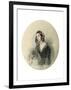 Portrait of the Poetess Yevdokiya Rostopchina, (1811-185), 1846-Pyotr Fyodorovich Sokolov-Framed Giclee Print