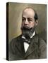 Portrait of the Politician Lord Randolph Churchill (1849-1895), Father of Winston. 19Th Century Eng-null-Stretched Canvas