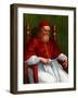 Portrait of the Pope Jules Ii, 1511-1512 (Oil on Canvas)-Raphael (1483-1520)-Framed Giclee Print