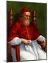 Portrait of the Pope Jules Ii, 1511-1512 (Oil on Canvas)-Raphael (1483-1520)-Mounted Giclee Print