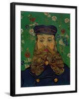 Portrait of the Postman Joseph Roulin, c.1889-Vincent van Gogh-Framed Premium Giclee Print