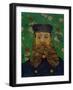 Portrait of the Postman Joseph Roulin, c.1889-Vincent van Gogh-Framed Giclee Print