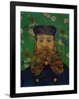 Portrait of the Postman Joseph Roulin, c.1889-Vincent van Gogh-Framed Giclee Print