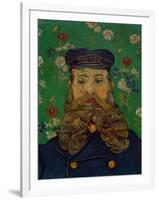 Portrait of the Postman Joseph Roulin, c.1889-Vincent van Gogh-Framed Giclee Print