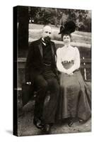 Portrait of the Prime Minister of Imperial Russia Pyotr Stolypin with His Wife, 1910-null-Stretched Canvas
