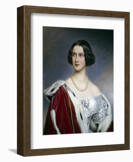 Portrait of the Princess Marie of Prussia by Joseph Karl Stieler-null-Framed Giclee Print