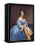 Portrait of the Princesse De Broglie, 1853-Jean-Auguste-Dominique Ingres-Framed Stretched Canvas