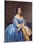 Portrait of the Princesse De Broglie, 1853-Jean-Auguste-Dominique Ingres-Mounted Giclee Print