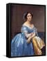 Portrait of the Princesse De Broglie, 1853-Jean-Auguste-Dominique Ingres-Framed Stretched Canvas