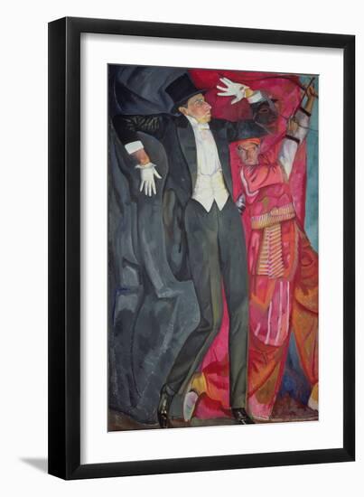 Portrait of the Producer Vsevolod Emilievich Meyerhold (1874-1940) 1916-Boris Dmitrievich Grigoriev-Framed Giclee Print