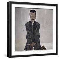 Portrait of the Publisher Eduard Kosmack, 1910-Egon Schiele-Framed Giclee Print