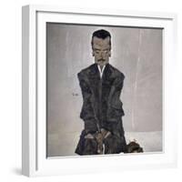 Portrait of the Publisher Eduard Kosmack, 1910-Egon Schiele-Framed Giclee Print