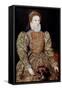 Portrait of the Queen Elizabeth I-null-Framed Stretched Canvas