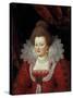 Portrait of the Queen of France Maria De' Medici Attributed to Frans Pourbus the Younger-null-Stretched Canvas