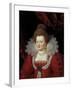 Portrait of the Queen of France Maria De' Medici Attributed to Frans Pourbus the Younger-null-Framed Photographic Print