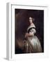 Portrait of the Queen Victoria I by Franz Xavier Winterhalter-null-Framed Giclee Print