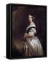 Portrait of the Queen Victoria I by Franz Xavier Winterhalter-null-Framed Stretched Canvas