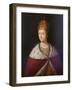 Portrait of the Regent Sofia Alexeyevna, First Half of 19th Century-null-Framed Giclee Print