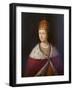 Portrait of the Regent Sofia Alexeyevna, First Half of 19th Century-null-Framed Giclee Print