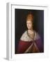 Portrait of the Regent Sofia Alexeyevna, First Half of 19th Century-null-Framed Giclee Print