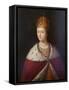 Portrait of the Regent Sofia Alexeyevna, First Half of 19th Century-null-Framed Stretched Canvas