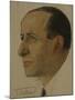 Portrait of the Regisseur Alexander Tairov (1885-195), Early 1920s-Nikolai Andreevich Andreev-Mounted Giclee Print