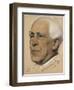 Portrait of the Regisseur Konstantin S. Stanislavsky (1863-193), 1921-Nikolai Andreevich Andreev-Framed Giclee Print