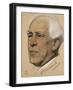 Portrait of the Regisseur Konstantin S. Stanislavsky (1863-193), 1921-Nikolai Andreevich Andreev-Framed Giclee Print