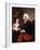 Portrait of the Rev.Thoms Wilson D.D. and His Adopted Daughter, Miss Catherine Macauley-Joseph Wright-Framed Giclee Print