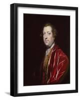 Portrait of the Rt. Hon. Charles Townshend MP (1725-67), C.1765-67-Sir Joshua Reynolds-Framed Giclee Print