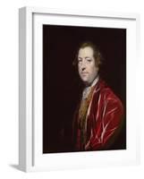 Portrait of the Rt. Hon. Charles Townshend MP (1725-67), C.1765-67-Sir Joshua Reynolds-Framed Giclee Print