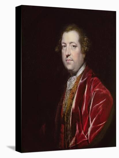 Portrait of the Rt. Hon. Charles Townshend MP (1725-67), C.1765-67-Sir Joshua Reynolds-Stretched Canvas