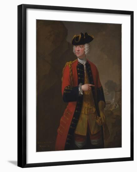 Portrait of the Rt. Hon. Richard, 3rd Viscount Molesworth-Anthony Lee-Framed Giclee Print