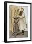 Portrait of the Sculptor Auguste Rodin in His Studio, C.1889-Jean Francois Raffaelli-Framed Giclee Print