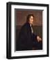 Portrait of the Sculptor Bertel Thorvaldsen (1770-184), 1838-Christoffer-wilhelm Eckersberg-Framed Giclee Print