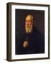 Portrait of the Sculptor Jacopo Sansovino (1486-157)-Jacopo Tintoretto-Framed Giclee Print