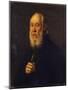 Portrait of the Sculptor Jacopo Sansovino (1486-157)-Jacopo Tintoretto-Mounted Giclee Print