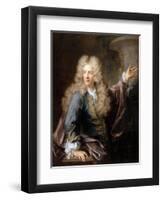 Portrait of the Sculptor Jean Cornu (1650-171)-Robert Tournieres-Framed Giclee Print