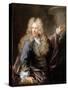 Portrait of the Sculptor Jean Cornu (1650-171)-Robert Tournieres-Stretched Canvas