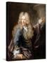 Portrait of the Sculptor Jean Cornu (1650-171)-Robert Tournieres-Stretched Canvas
