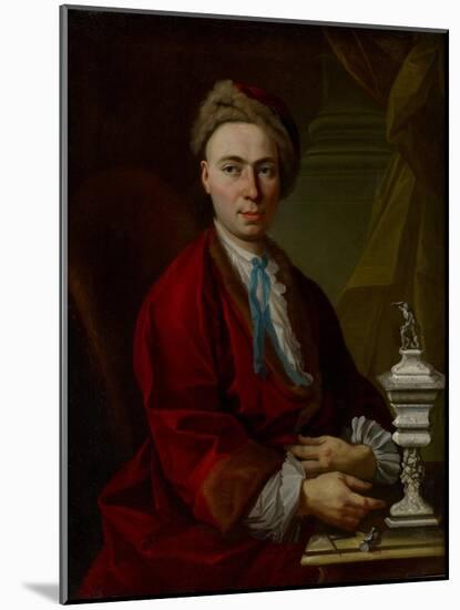 Portrait of the Silversmith Johann Friedrich Baer, C.1770-Johann Daniel Heimlich-Mounted Giclee Print