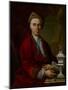 Portrait of the Silversmith Johann Friedrich Baer, C.1770-Johann Daniel Heimlich-Mounted Giclee Print