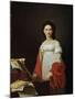Portrait of the Singer Anna Borunova, 1821-Nicolas de Courteille-Mounted Giclee Print