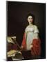 Portrait of the Singer Anna Borunova, 1821-Nicolas de Courteille-Mounted Giclee Print