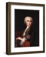 Portrait of the Singer Farinelli (Carlo Brosch) (1705-178)-Jacopo Amigoni-Framed Giclee Print
