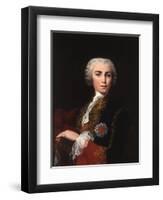 Portrait of the Singer Farinelli (Carlo Brosch) (1705-178)-Jacopo Amigoni-Framed Giclee Print