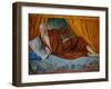 Portrait of the Singer Fyodor I. Shalyapin (1873-193), 1918-Boris Dmitryevich Grigoriev-Framed Giclee Print