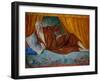 Portrait of the Singer Fyodor I. Shalyapin (1873-193), 1918-Boris Dmitryevich Grigoriev-Framed Giclee Print