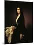 Portrait of the Singer Matilde Juva Branca-Francesco Hayez-Mounted Art Print