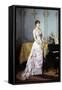 Portrait of the Singer Rose Caron by Auguste Toulmouche-null-Framed Stretched Canvas